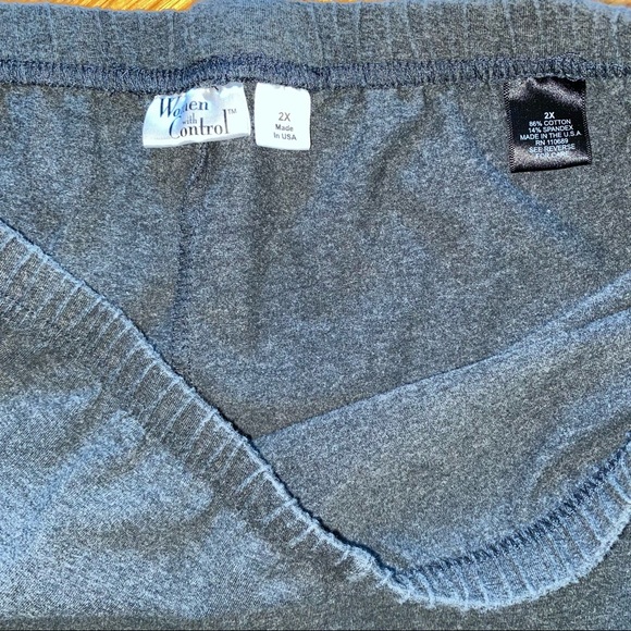 Women With Control Boot Cut Pants 1X Dark Gray slight flare leg USA Made 1XL - Picture 3 of 6